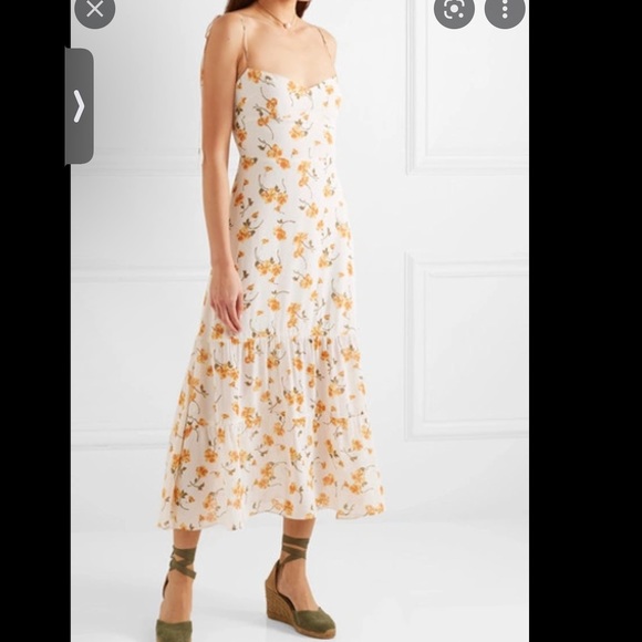 IN SEARCH OF Reformation emmie dress in georgette !! Size 0